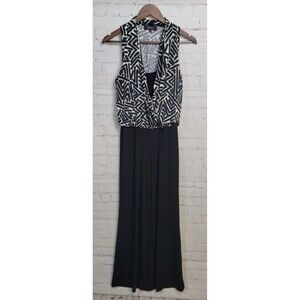 Karen Kane Sleeveless Pant Jumpsuit Romper One-Piece size Sm V Neck Party Work